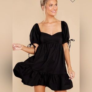 Black dress from red dress boutique